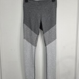 Outdoor Voices Gray Colorblock Leggings